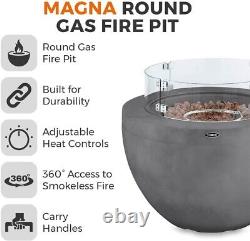 Tower 76cm Magna Round Gas Fire Pit made from Magnesium Oxide. TOWER PRICE £599