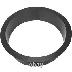 VEVOR Steel Fire Pit Liner Ring Black Grill Outdoors Heavy Duty In-Ground