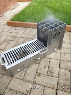 VW portable flat pack BBQ and Grill Fire Pit