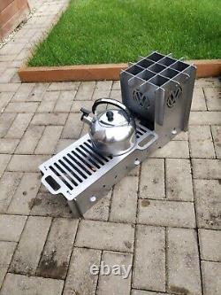 VW portable flat pack BBQ and Grill Fire Pit