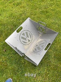 Vw splitty camper van portable flat pack fire pit