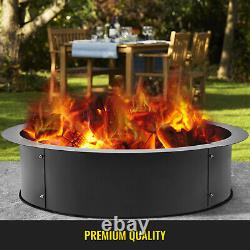 45x39 Fire Pit Ring Liner Steel Wood Ground Drop-In Fireplace Campfire Camping
<br/>   <br/>

Translation: 45x39 Doublure de bague de fosse à feu en acier pour sol en bois, cheminée encastrée, feu de camp, camping