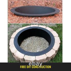 45x39 Fire Pit Ring Liner Steel Wood Ground Drop-In Fireplace Campfire Camping<br/>
  

 
	<br/>  	Translation: 45x39 Doublure de bague de fosse à feu en acier pour sol en bois, cheminée encastrée, feu de camp, camping