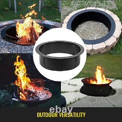 45x39 Fire Pit Ring Liner Steel Wood Ground Drop-In Fireplace Campfire Camping
 
<br/>
 <br/>Translation: 45x39 Doublure de bague de fosse à feu en acier pour sol en bois, cheminée encastrée, feu de camp, camping