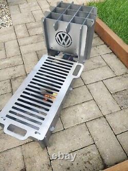 Barbecue portable VW à plat et grillade de feu de camp pliable