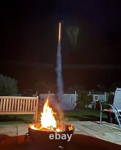 Bol de feu indien recyclé de 80 cm avec support bas et grill / Foyer Kadai fait à la main