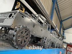 Foyer de feu Defender sur mesure Land Rover CNC FABRIQUÉ SUR COMMANDE en tôle d'acier brut de 2-3 mm