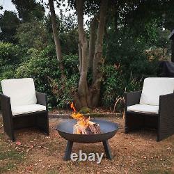 Maison du port 100cm de diamètre Fonte Fire Pit Outdoor Garden Patio Hea