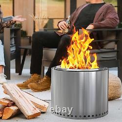 Seul feu extérieur compact Onlyfire, foyer portable à combustion de bois avec moins de fumée