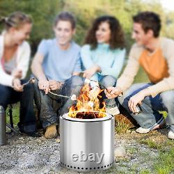 Seul feu extérieur compact Onlyfire, foyer portable à combustion de bois avec moins de fumée