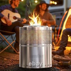 Support de feu de camp sans fumée Stove Ranger pour patio/jardin en plein air camping chauffage