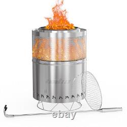 Support de feu de camp sans fumée Stove Ranger pour patio/jardin en plein air camping chauffage